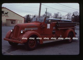 Glassboro Nj 1945 Seagrave Pumper Fire Apparatus Slide