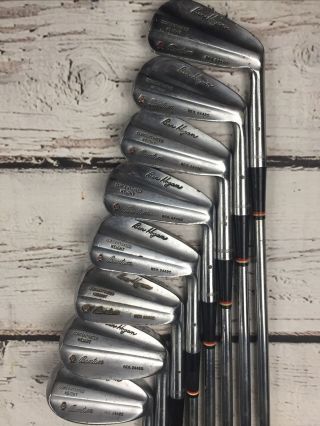 Vintage Macgregor Ben Hogan Bantam Irons Golf Clubs 2,  3,  4,  5,  6,  7,  8,  9 Steel Shaft