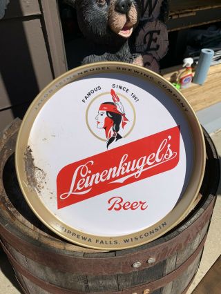 Leinenkugel’s Beer Indian Princess Logo Tray