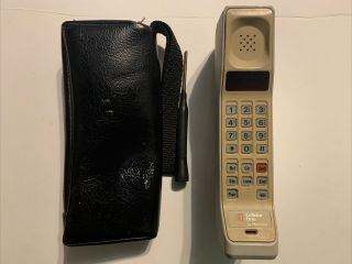 Vintage Motorola Cellular One Brick Cell Phone F09lfd8459bg Bag And Antenna