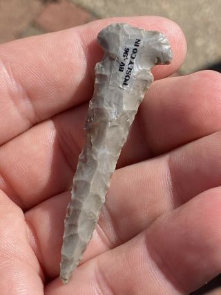 Incredible Dovetail Drill Found In Posey County Indiana Indian Arrowhead Dove