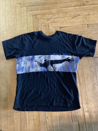 Vintage 1998 Pearl Jam Tour Wrap Around T Shirt Size Men’s Xl