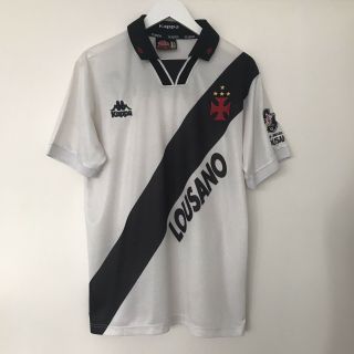 Vintage Vasco Da Gama 1996 Home Football Shirt Kappa - Size L