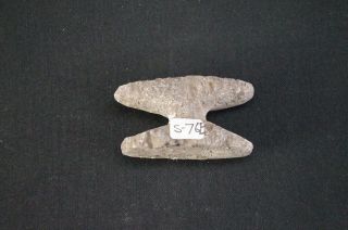 A Rare Soapstone Pendant,  Native American Indian Artifact,  Circa: 1600 2