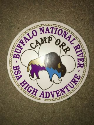 Boy Scout Bsa Camp Orr Buffalo National River Quivira Council Kansas Sticker