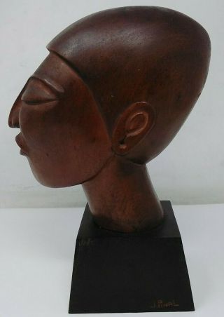 Jose Pinal Carved Wood Sculpture 2