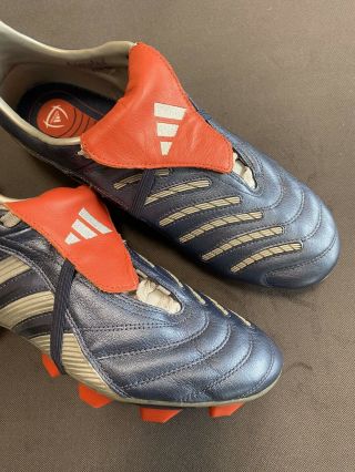 Adidas Predator Pulsado Trx Fg 2004 Vintage Football Boots Cleats Us 9.  5