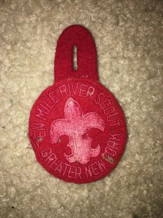 Boy Scout Bsa Camp Ten Mile River Red Loop Greater York Council Felt Patch