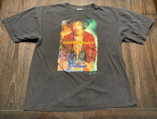 Jimi Hendrix Rare Experience Hendrix Xl T - Shirt Rock 1998 Vintage Winterland Tag
