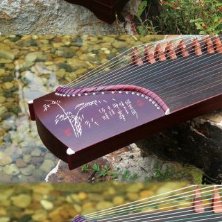 49 " 21 - String Guzheng Harp Chinese Zither Harp Koto Concert Grade 便攜式古箏 5174