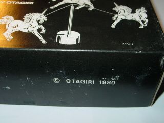 OTAGIRI JAPAN 1970 ' s VINTAGE UNICORN ACTION MOTION KINETIC TABLE ART NOS MIP 3