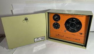 Vintage Imperial Valet Timer 11 Station Automatic Sprinkler Control W/ Key