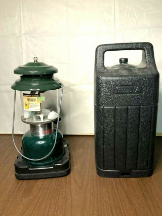 Vintage Coleman Model 288a Double Mantle Lantern Usa Rare With Carrying Case