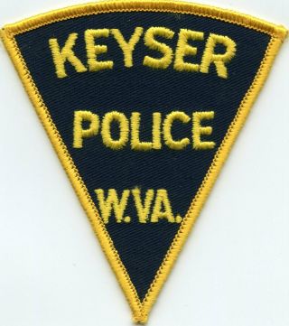 Old Vintage Keyser West Virginia Wv Police Patch