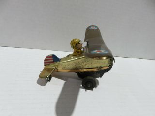 Vintage 1941 Marx Looping Plane Tin Toy - Circa 1941