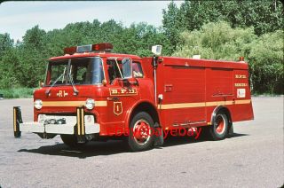 Fire Apparatus Slide,  Rescue 1,  Burnaby / Bc,  1975 Ford / Itb