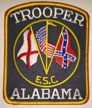 Alabama State Trooper E.  S.  C.  Patch // Us