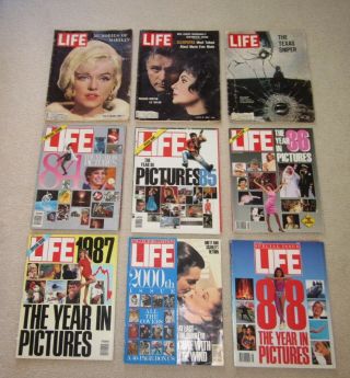 9 Vintage Life Magazines Memories Of Marilyn Monroe Aug 1962 & More