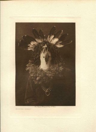 1904 Photogravure | Haschogan - Navaho | Edward Curtis | 5 1/2 X 7 1/2