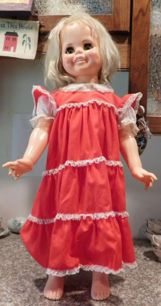 Rare Vintage Ideal Doll 31 " Betty Big Girl Playpal Family