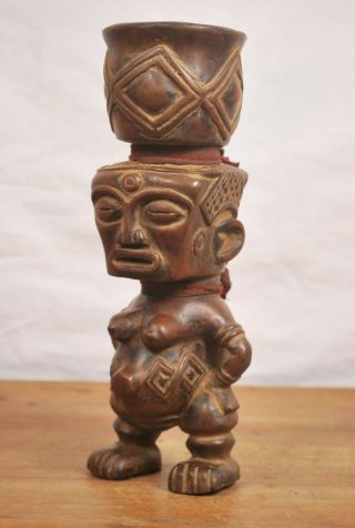 African Tribal Art,  Kuba Statue From Drc Congo Zaire