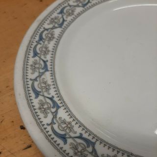 York Central Lines bread plate RR china DeWitt Clinton pattern Syracuse 3