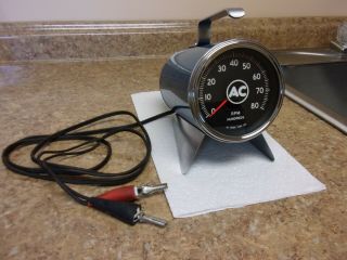 Rare,  Vintage Ac Spark Plug Division Rpm Tester (gauge) (meter)