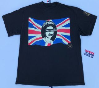 Vintage 2002 Sex Pistols “god Save The Queen” T - Shirt Sid Punk Band Rock 2000s