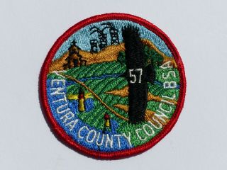 Vintage Ventura County Council 57 Southern California Boy Scout Bsa Patch