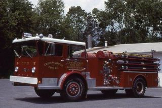 Cedar Grove Ny 1967 American Lafrance Pioneer Pumper - Fire Apparatus Slide