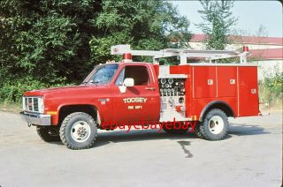 Fire Apparatus Slide,  Mini,  Toosey First Nation / Bc,  1986 Gmc 4x4 / Hub