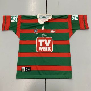 Vintage Isc South Sydney Rabbitohs Nrl Authentics Rugby Jersey Mens Size Xl