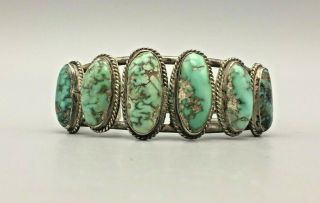 Lovely Vintage 6 Stone Natural Turquoise Bracelet