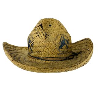 Vintage Gene Autry Childs Kids Straw Cowboy Hat The Singing Cowboy Collectible