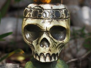 Tiki Diablo Spiked Skull Tiki Mug - Disney Adventureland 002 Limited Edition