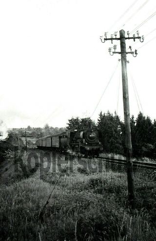 Dampflok Negativ - 38 3711 Vom Bw Heilbronn Bei Bretten,  5/1967