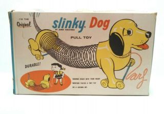 Vintage Slinky Dog Pull Toy By James Industries