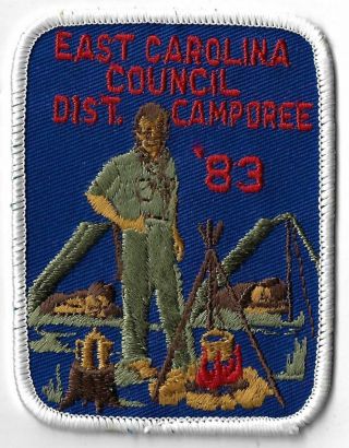 83 District Camporee East Carolina Council White Bdr.  [mx - 9485]