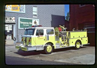 Newark Nj E6 1981 Continental Pumper Fire Apparatus Slide