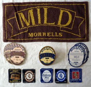 Morrells Brewery Bundle – Pump Clip,  Bar Towel,  Beer Mats & Labels