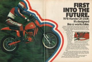 1978 Honda Cr - 250r Elsinore - 4 - Page Vintage Motorcycle Ad