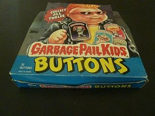 Rare 1986 Vintage Garbage Pail Kids Buttons 33 Packs