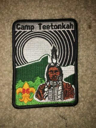 Boy Scout Bsa Camp Teetonkah 1986 Chief Land O 