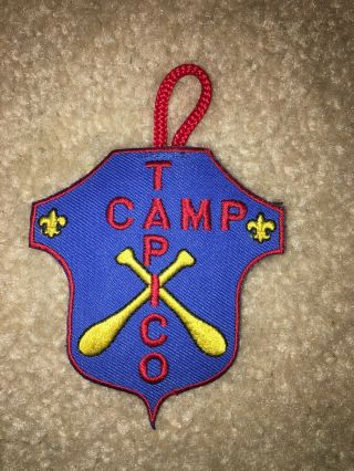 Boy Scout Bsa Camp Tapico Shield Canoe Fdls Tall Pine Michigan Council Patch