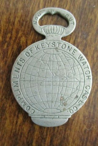 Souvenir Keystone Pocket Watch Case Opener Columbian Exposition Worlds Fair 1893 2