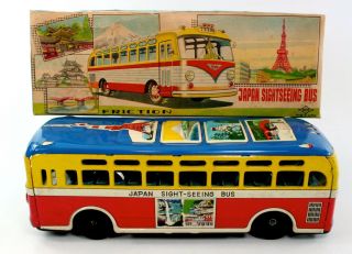 Vintage Daiya Kts Sight - Seeing Friction Bus W/box