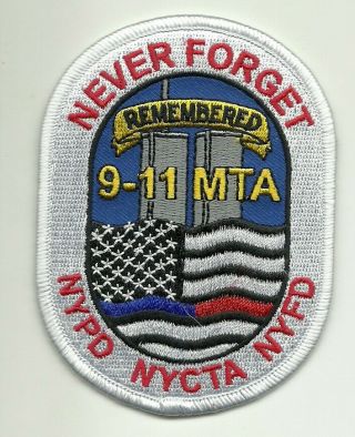 9 - 11 Never Forget York City Patch