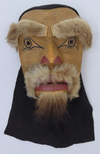 Northwest Coast Calvin Hunt Danced In Old Man Mask 1979 Native Art