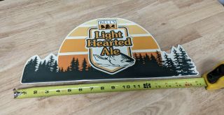 Bells Brewing Light Hearted Ale Metal Tacker Sign Craft Beer Brewing Brewery