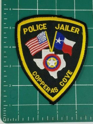 Copperas Texas Police Jailer Jail Detention Corrections Prison Guard Patch
